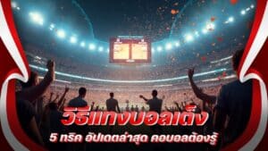 วิธีแทงบอลเต็งให้บวก